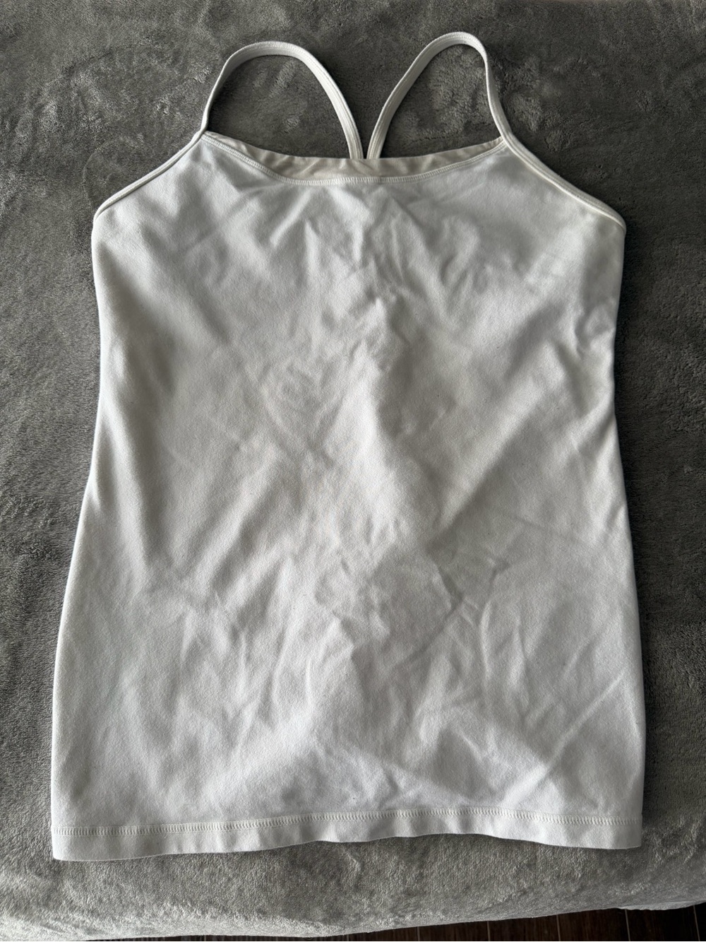 lululemon athletica White Strappy Workout Tank